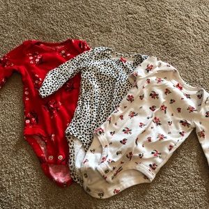 Long sleeve onesie pack set